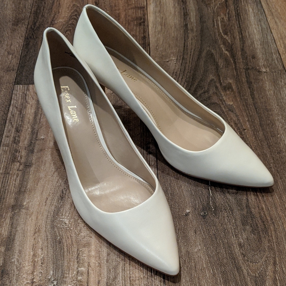 Essex Lane White Heels